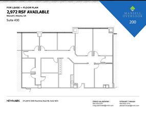 200 Mansell Ct E, Roswell, GA for lease Floor Plan- Image 1 of 1