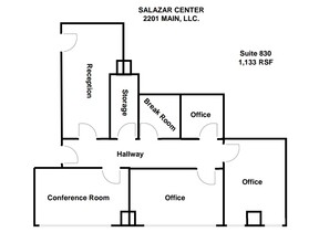 2201 Main St, Dallas, TX for lease Floor Plan- Image 1 of 1