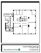 700 Bay St, Toronto, ON for lease Floor Plan- Image 1 of 1