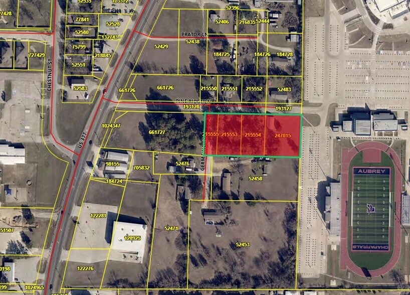 Pine Ridge Street Lot 1, Aubrey, TX for sale - Primary Photo - Image 1 of 1