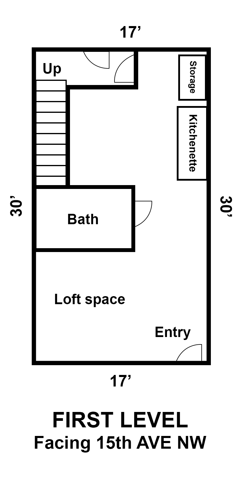 8769 15th Ave NW, Seattle, WA for lease Floor Plan- Image 1 of 14