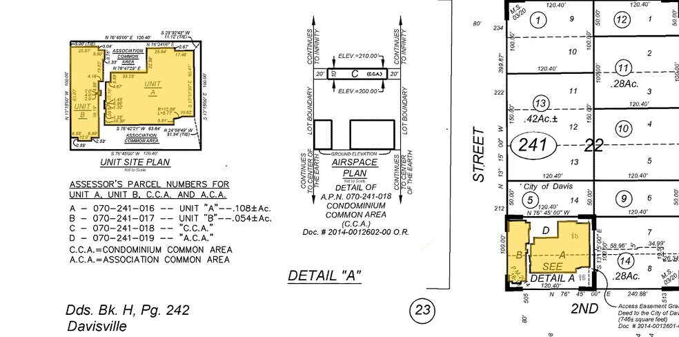 501 2nd St, Davis, CA for sale - Plat Map - Image 1 of 1