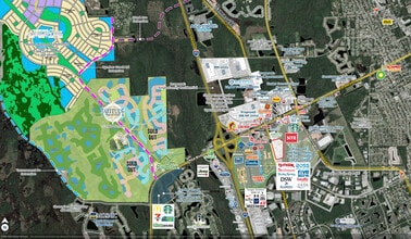 SEQ of LPGA & Williamson, Daytona Beach, FL - AERIAL  map view