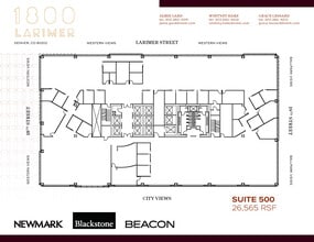 1800 Larimer St, Denver, CO for lease Floor Plan- Image 1 of 1
