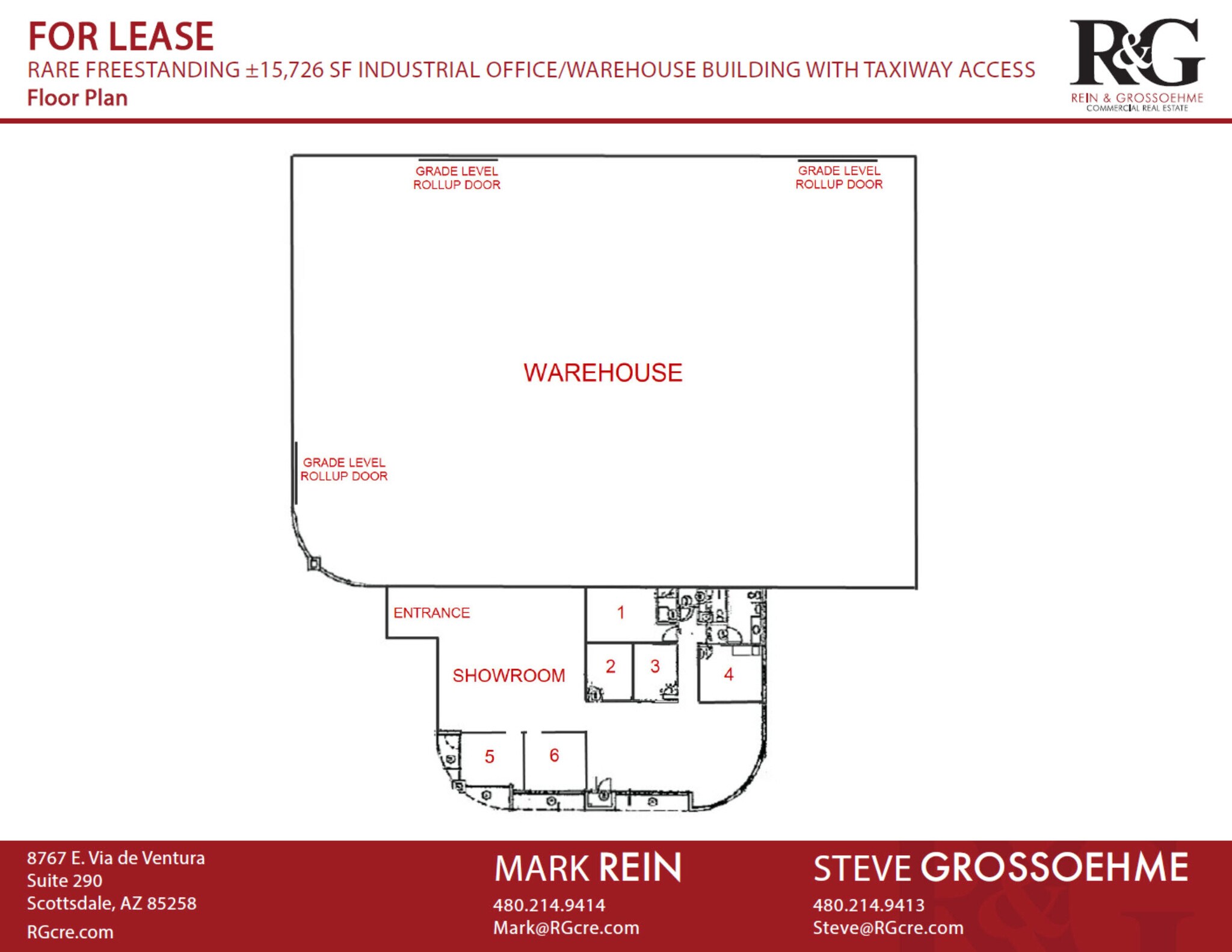 7946 E McClain Dr, Scottsdale, AZ for lease Floor Plan- Image 1 of 6