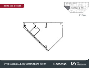 3900 Essex Ln, Houston, TX for lease Floor Plan- Image 1 of 2