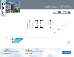 5251 Dtc Pky, Greenwood Village, CO for lease Site Plan- Image 2 of 3