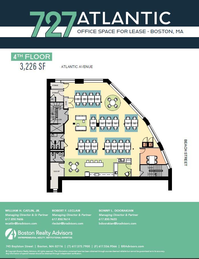 727 Atlantic Ave, Boston, MA for lease Floor Plan- Image 1 of 5