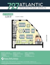 727 Atlantic Ave, Boston, MA for lease Floor Plan- Image 1 of 5
