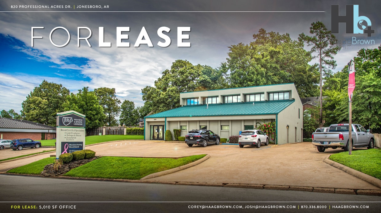 820 Professional Acres Dr, Jonesboro, AR 72401 Former Home of JP&O