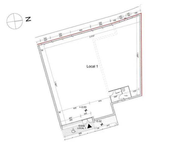 Retail in Tours for lease - Building Photo - Image 3 of 4