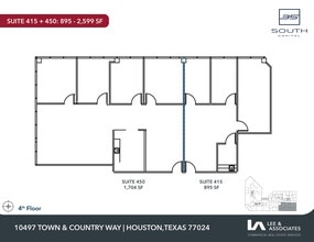 10497 Town & Country Way, Houston, TX for lease Floor Plan- Image 2 of 2