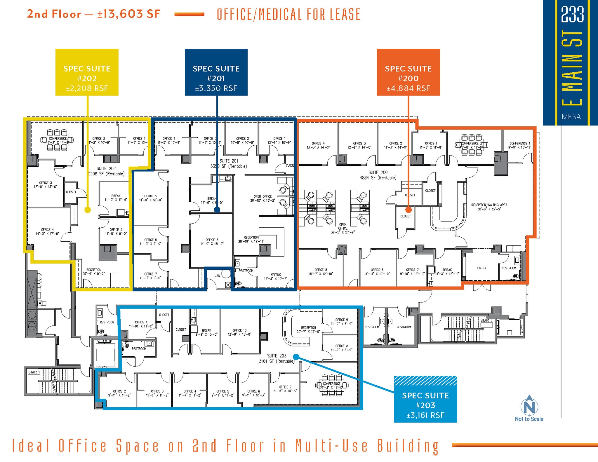 233 E Main St, Mesa, AZ for lease Floor Plan- Image 1 of 1