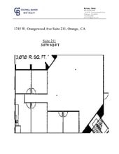 1745 W Orangewood Ave, Orange, CA for lease Floor Plan- Image 1 of 1