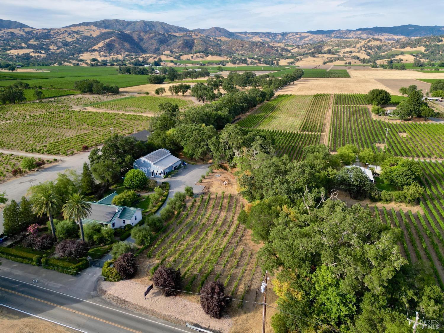 5511 Highway 128, Geyserville, CA for sale Aerial- Image 1 of 5