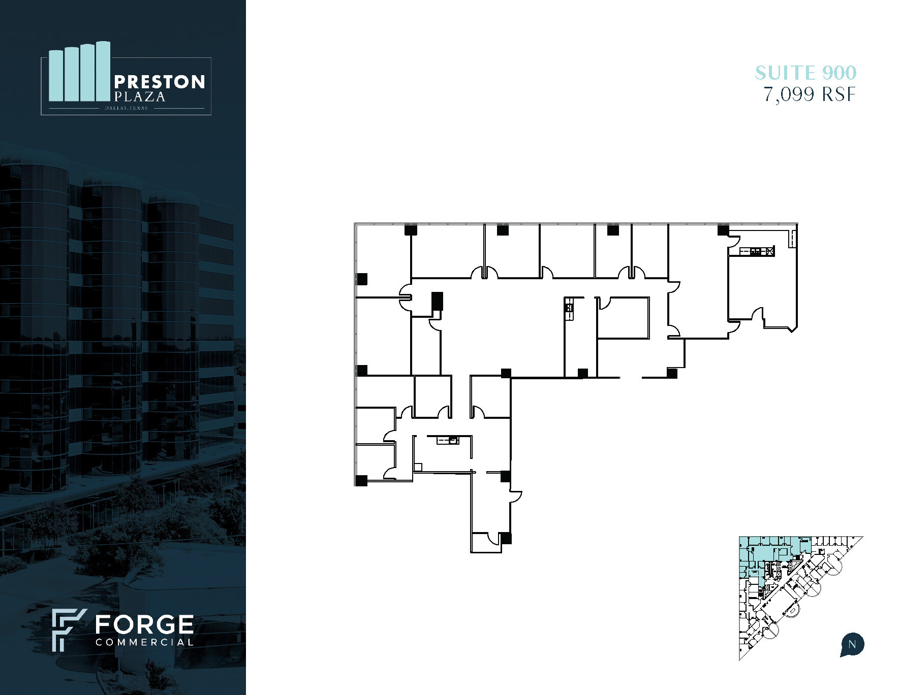 17950 Preston Rd, Dallas, TX for lease Floor Plan- Image 1 of 1