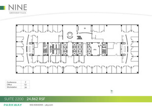 9 Greenway Plz, Houston, TX for lease Floor Plan- Image 1 of 1