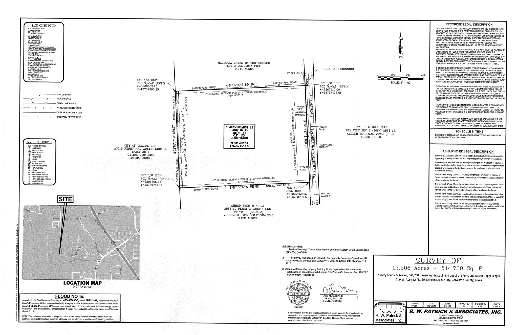 Calder Rd, League City, Tx 77573 - 12.5 Acres 