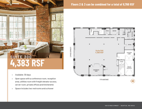 1101 E Pike St, Seattle, WA for lease Floor Plan- Image 1 of 6