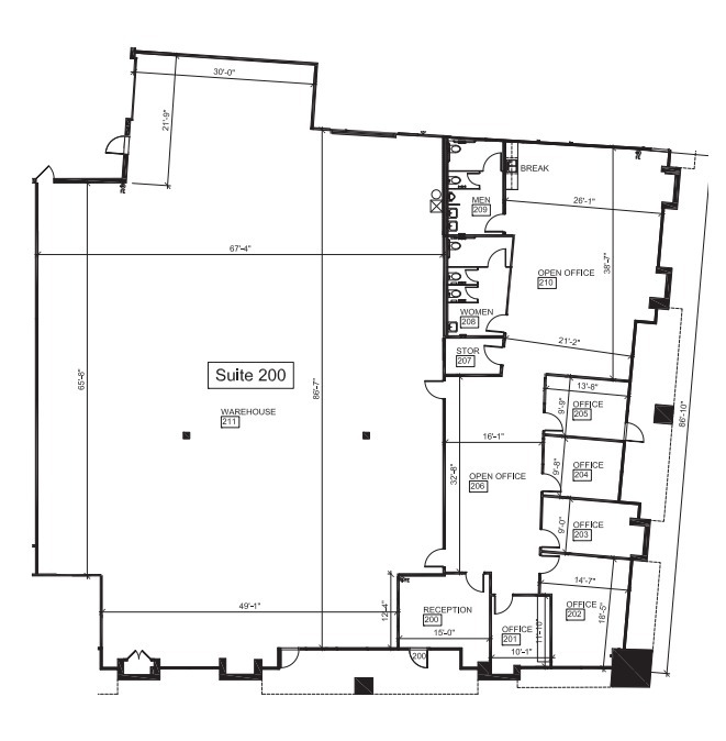 1900 Firman Dr, Richardson, TX for lease Floor Plan- Image 1 of 1