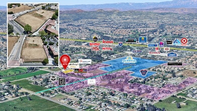 SEC Kalmia St, Murrieta, CA - AERIAL map view