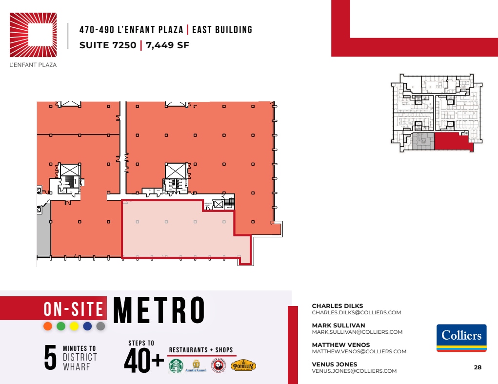 470-490 L'Enfant Plz SW, Washington, DC for lease Floor Plan- Image 1 of 1