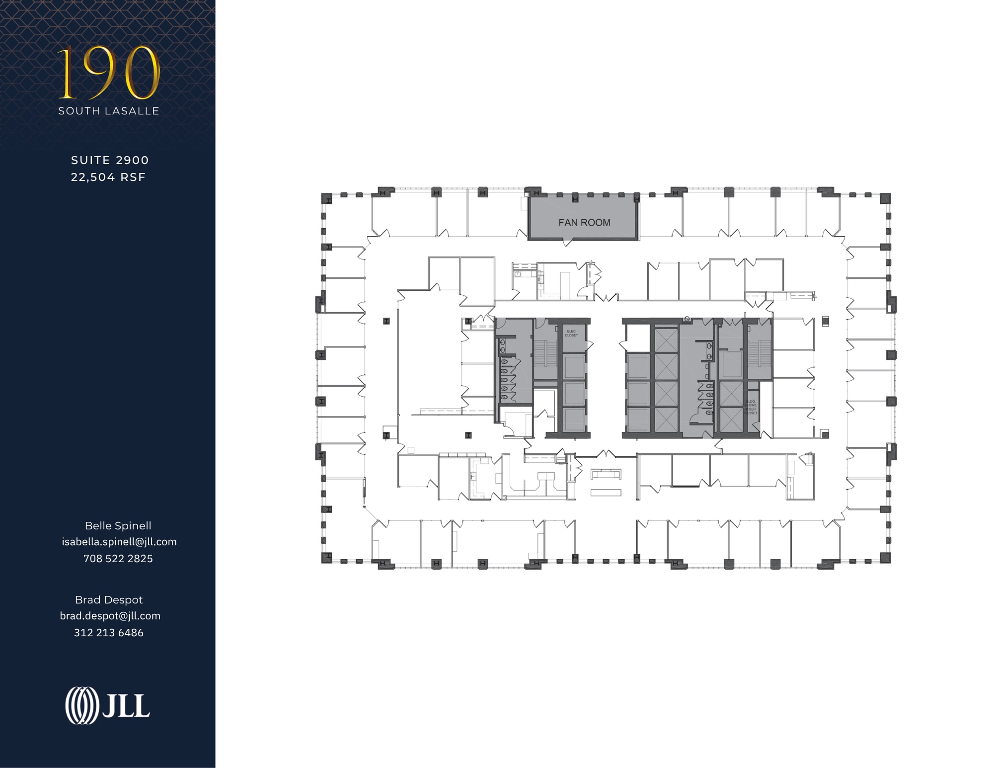190 S La Salle St, Chicago, IL for lease Floor Plan- Image 1 of 1