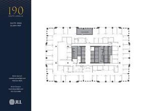 190 S La Salle St, Chicago, IL for lease Floor Plan- Image 1 of 1