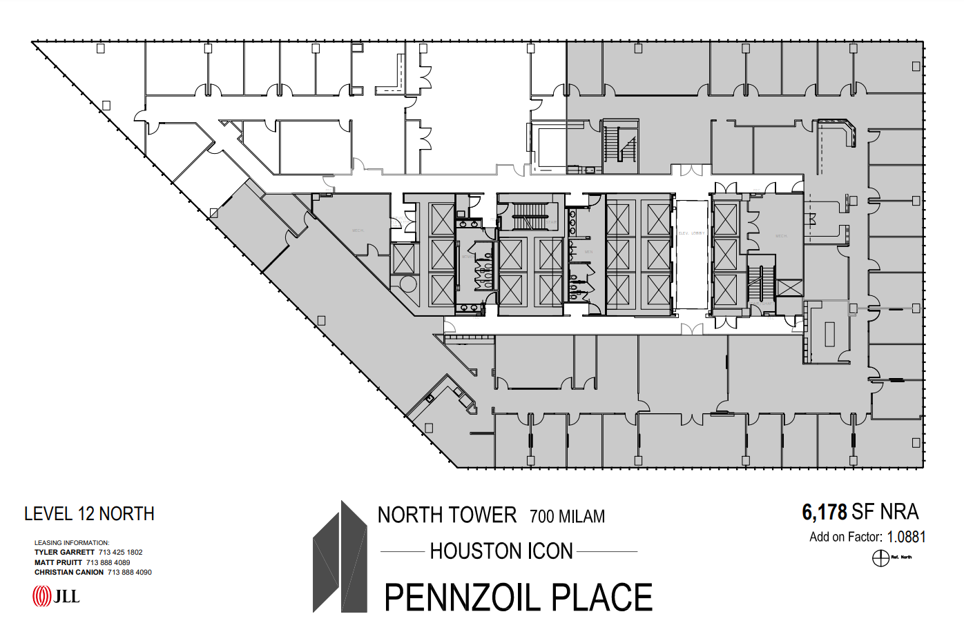 700 Milam St, Houston, TX for lease Floor Plan- Image 1 of 1