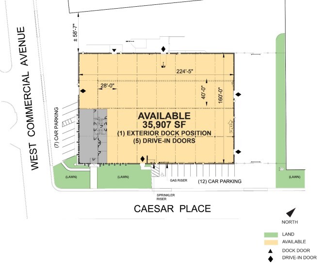 9-11 Caesar Pl, Moonachie, NJ for lease Floor Plan- Image 1 of 1