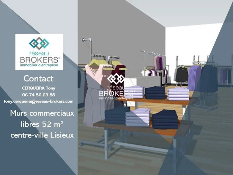 Retail in Lisieux for sale - Interior Photo - Image 1 of 1