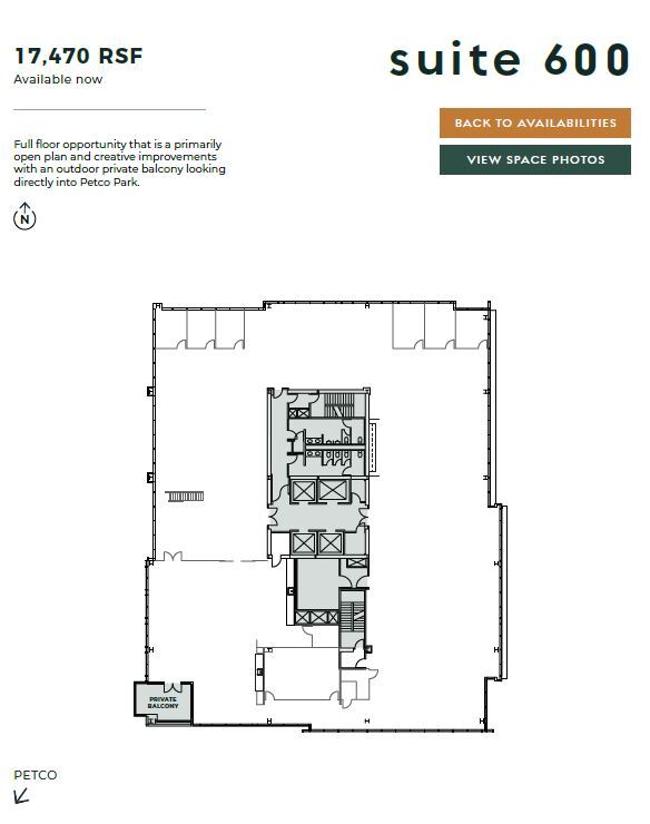 350 10th Ave, San Diego, CA for lease Floor Plan- Image 1 of 5