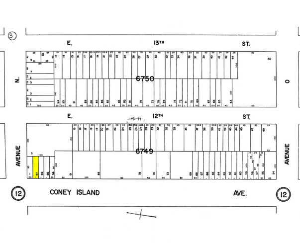 1733 Coney Island Ave, Brooklyn, NY for lease - Plat Map - Image 3 of 3