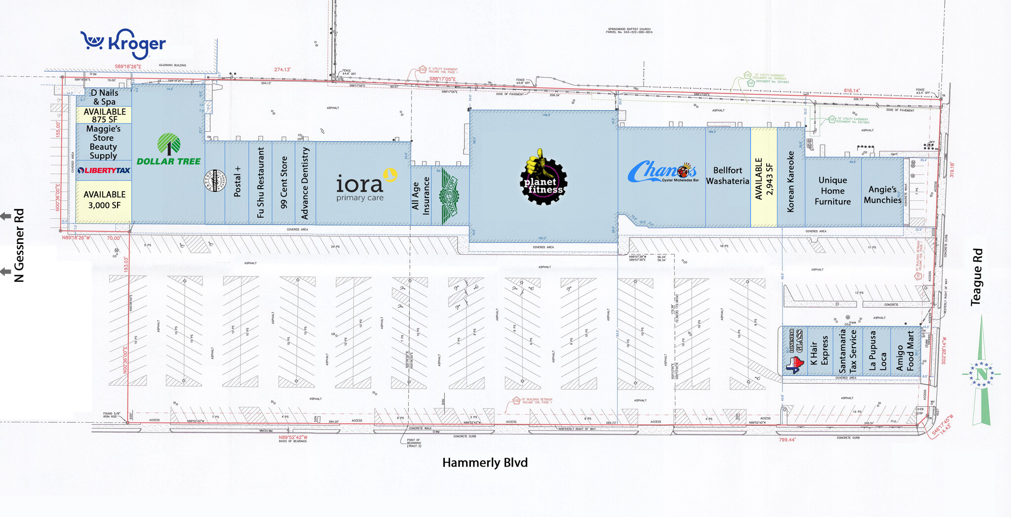 10110-10138 Hammerly Blvd, Houston, TX for lease Site Plan- Image 1 of 1