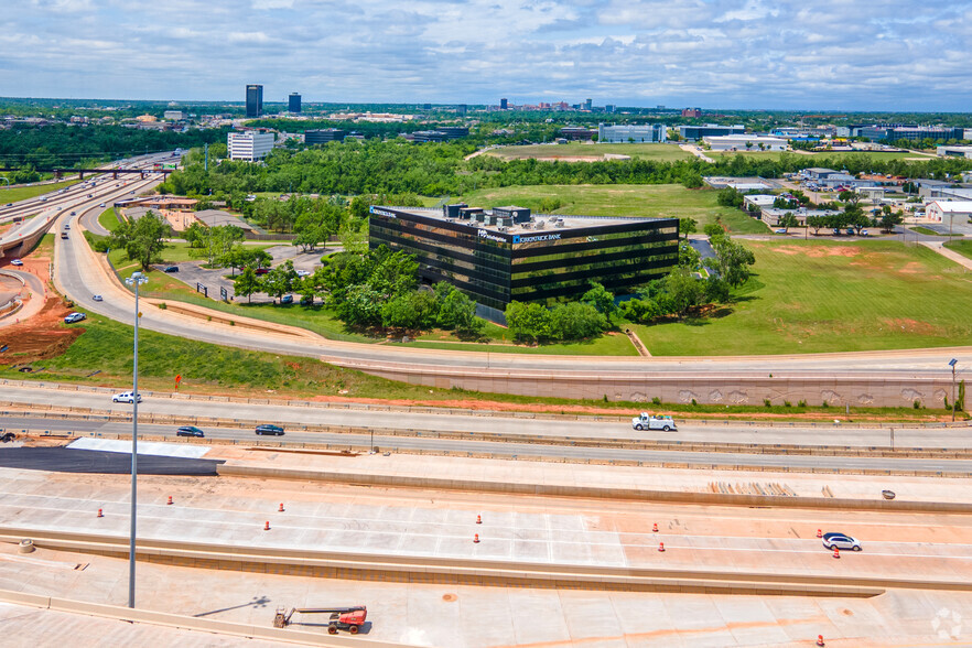 5801 N Broadway Ext, Oklahoma City, OK for lease - Aerial - Image 2 of 5