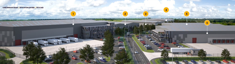 Cheltenham Rd, Stockton On Tees for sale - Aerial - Image 3 of 4