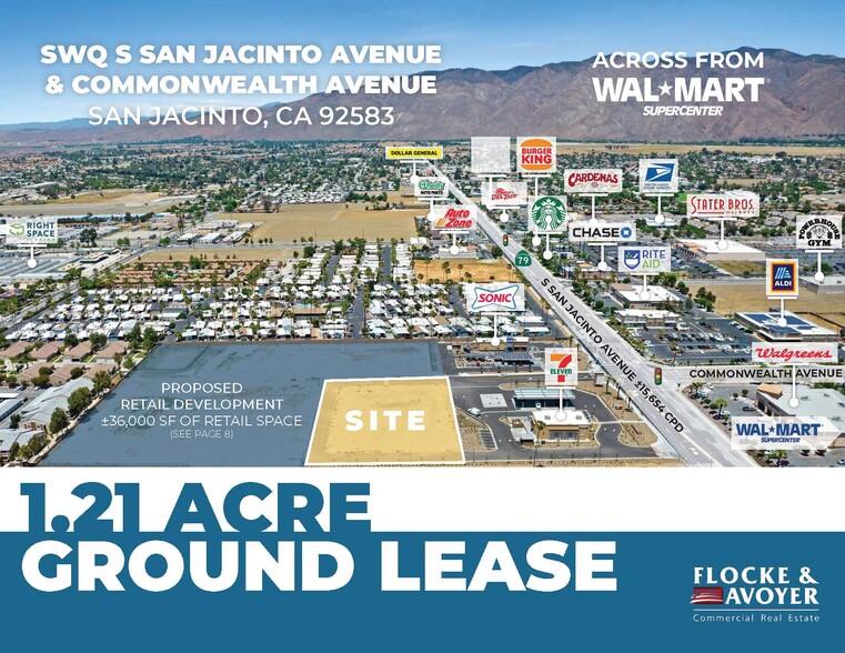 S San Jacinto Ave, San Jacinto, CA for lease - Building Photo - Image 1 of 8