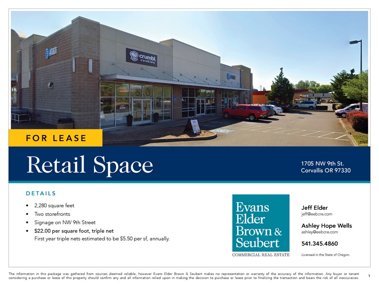 1705 NW 9th St, Corvallis, OR for lease - Building Photo - Image 2 of 5