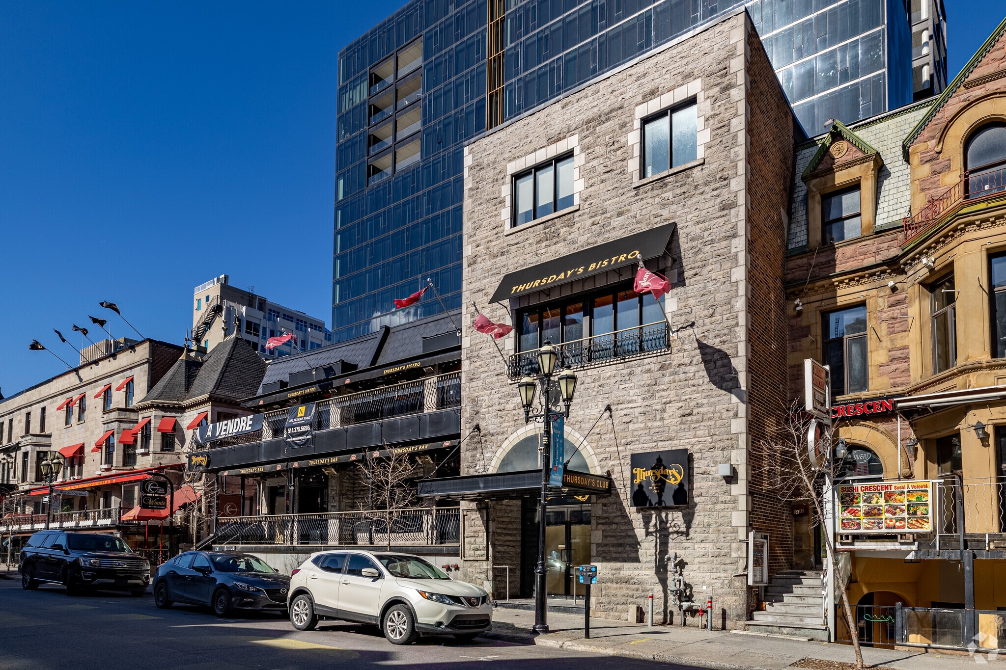 1441-1449 Rue Crescent, Montréal, QC for lease Primary Photo- Image 1 of 9