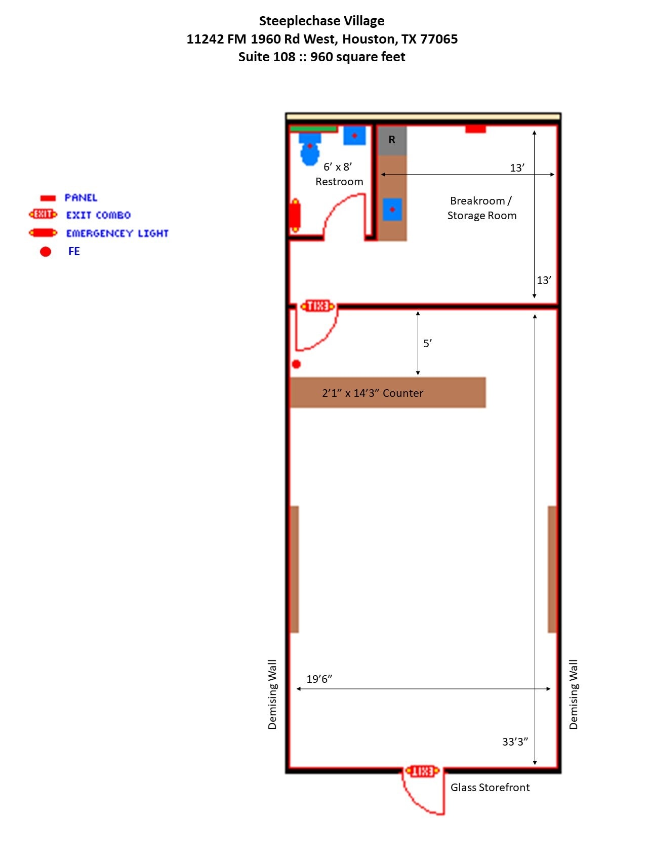 11240-11242 W FM-1960 Rd, Houston, TX for lease Floor Plan- Image 1 of 1