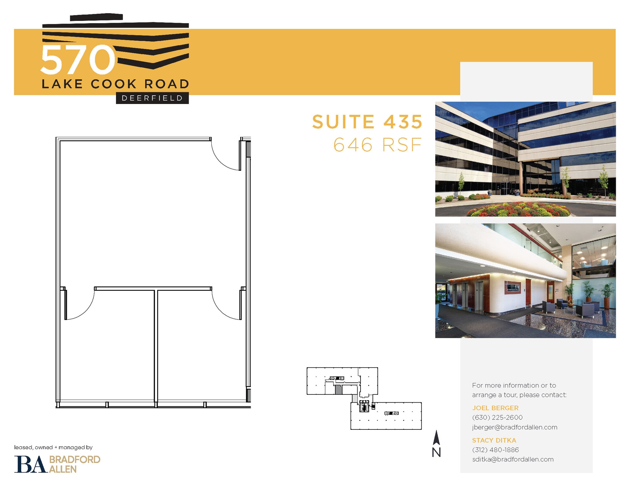 570 Lake Cook Rd, Deerfield, IL for lease Floor Plan- Image 1 of 1