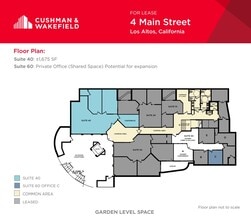 4 Main St, Los Altos, CA for lease Floor Plan- Image 1 of 1