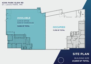 4300 Park Glen Rd, Saint Louis Park, MN for lease Floor Plan- Image 1 of 1
