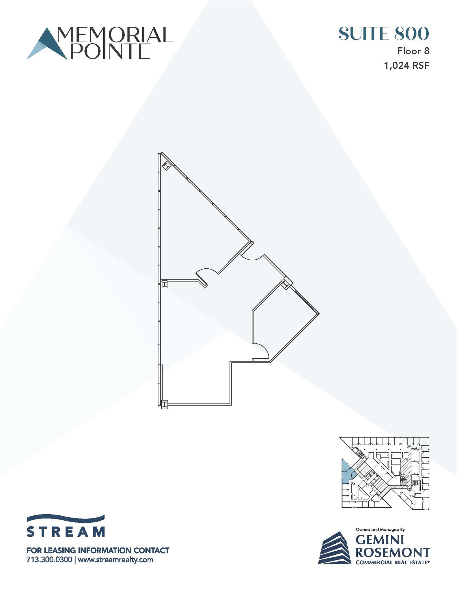 11767 Katy Fwy, Houston, TX for lease Floor Plan- Image 1 of 2