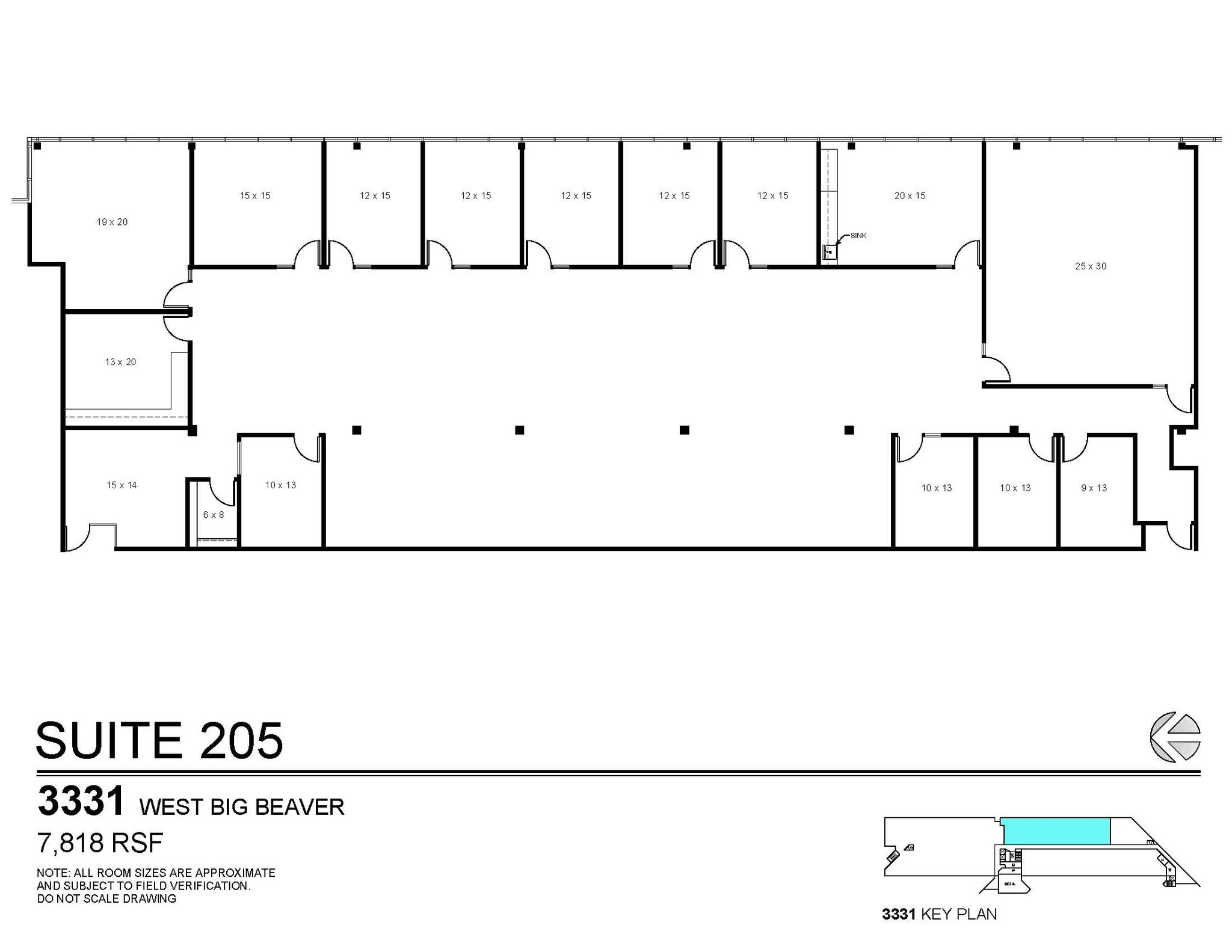 3155 W Big Beaver Rd, Troy, MI for lease Floor Plan- Image 1 of 1