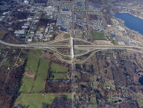 Latson Rd & I-96, Howell, MI - aerial  map view