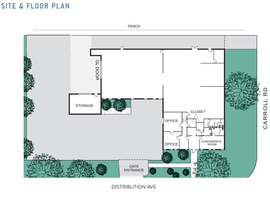 7355 Carroll Rd, San Diego, CA for lease Floor Plan- Image 1 of 1
