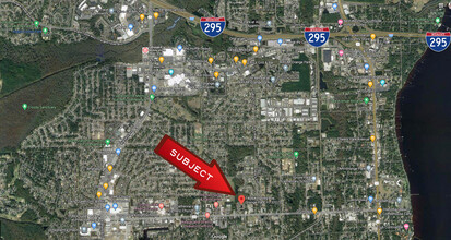 1409 Kingsley Ave, Orange Park, FL - aerial  map view