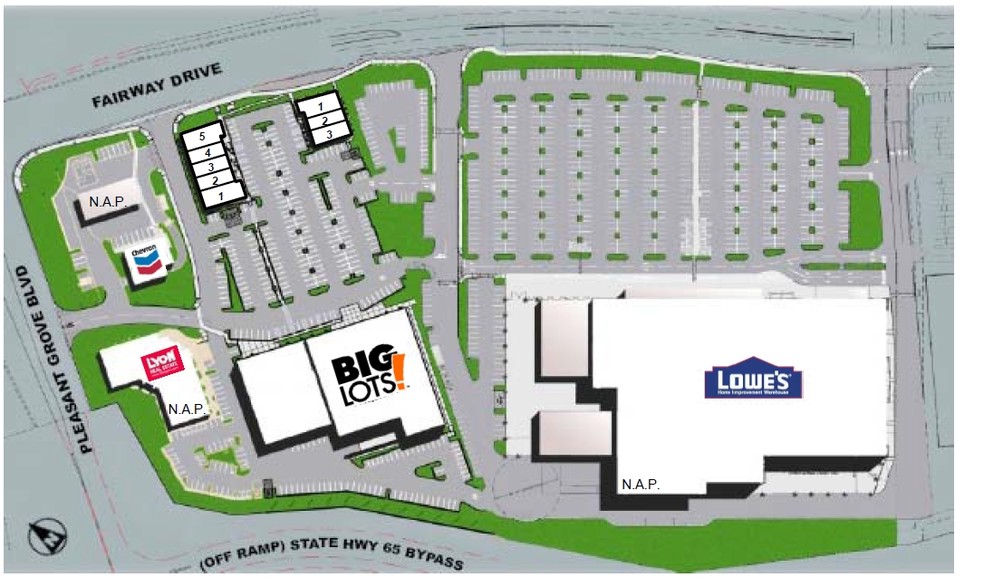 10301-10375 Fairway Dr, Roseville, CA for lease - Site Plan - Image 3 of 12