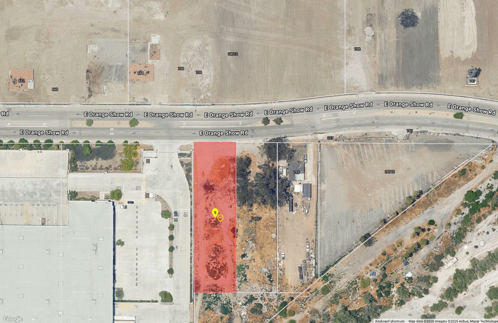 E. Orange Show Rd, San Bernardino, CA for sale Aerial- Image 1 of 3